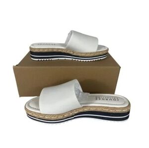 Linen Slippers White